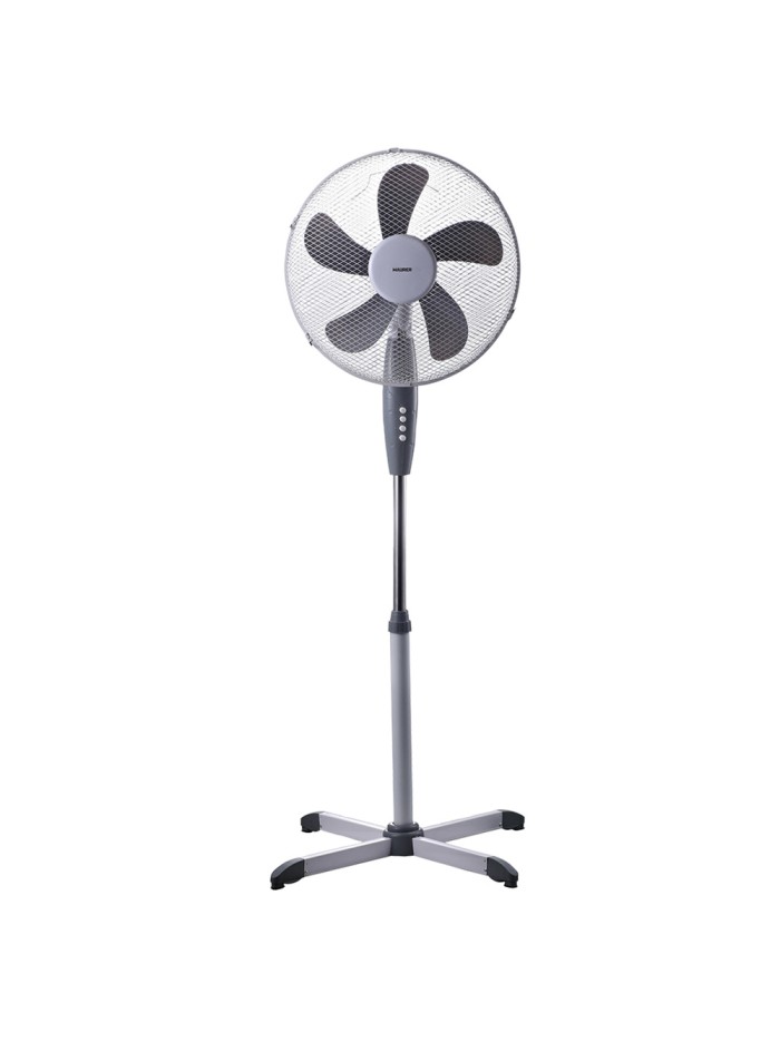Ventilador Pie Ø 40 x 135 cm. 45 W. Oscilación Automatica, Altura Regulable, Cabezal Inclinable, Base Estable 60x60 cm. Ventilador Pie Ø 40 x 135 cm. 45 W. Oscilación Automatica, Altura Regulable, Cabezal Inclinable, Base Estable 60x60 cm.