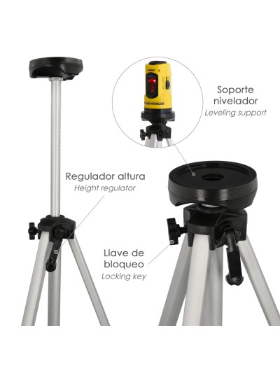 Tripode Telescopico Universal Para Niveles Laser