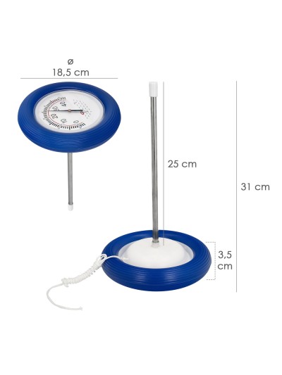 Termometro Flotante Boya Para Piscinas Ø 18,5 cm.