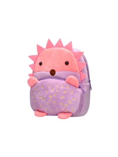 Cartera preescolar liderpapel mochila infantil peluche erizo 260x100x240 mm