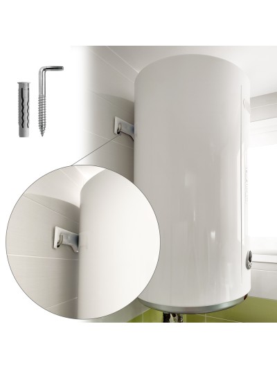 Kit Sanitario Alcayata Con Taco Ø 14 x 70 mm. Fijación Calentadores / Termos De Agua
