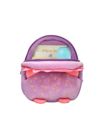 Cartera preescolar liderpapel mochila infantil peluche erizo 260x100x240 mm