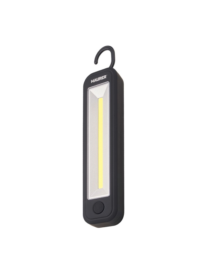 Linterna LED Profesional A Pilas (4 AA) 260 Lumenes 3 Watt. Con Iman y Colgador
