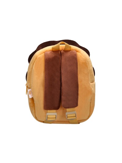 Cartera preescolar liderpapel mochila infantil peluche leon 260x100x240 mm
