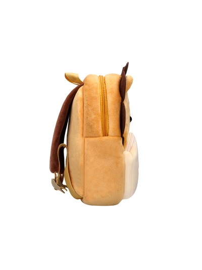Cartera preescolar liderpapel mochila infantil peluche leon 260x100x240 mm