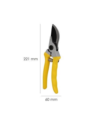 Tijeras Podar 1 Mano Japonesa Akagi T-4S  220 mm. Mangos Aluminio Endurecido, Hoja Recubierta PTFE
