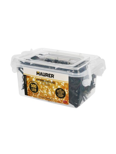 Guirnalda Luces Navidad 500 Leds Azul Hielo Uso en Interiores / Exteriores IP44
