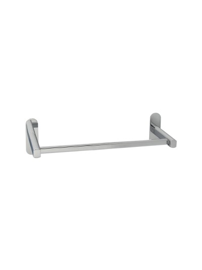 Toallero Barra 40 cm. Color Inox Con Efecto Espejo, Autoadhesivo Resistente, Porta Toallas, Toallero Adhesivo Pared/Mueble