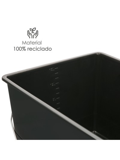 Cubeta Pintura 15 Litros Con Rejilla. Fabricado en Plastico. Cubeta Pintor, Cubo Pintura, Cubo Pintura con Rodillo,