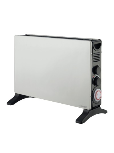 Termoconvector Suelo / Timer 1250 / 2000 Watt.Turbo, Protección térmica, Temporizador24h.
