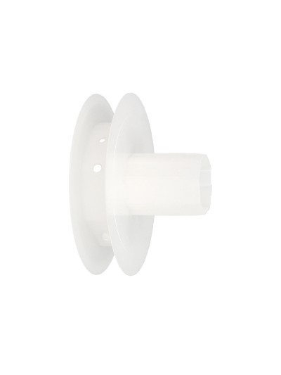 Disco Plastico Compacto Para Persianas. Rodamieto 120x40 mm. Para cintas hasta 20 mm.