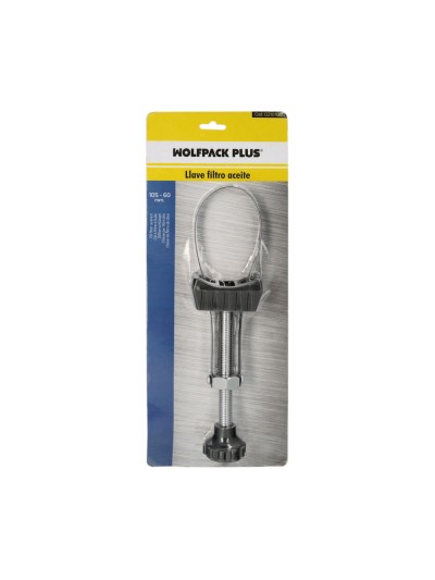 Llave Filtro Aceite Con Cinta Metalica Ajustable Ø 60 a 105 mm.