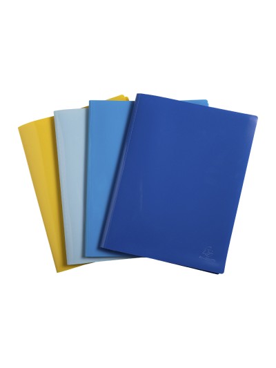 Carpeta exacompta escaparate 100 fundas din a4 reciclada polipropileno colores surtidos