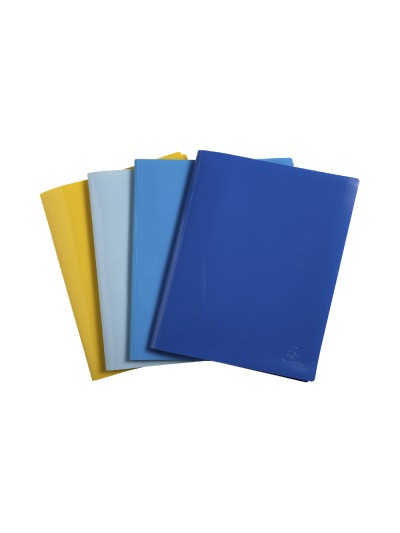 Carpeta exacompta escaparate 40 fundas din a4 reciclada polipropileno colores surtidos