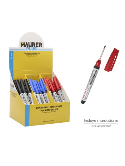 Expositor Marcador Punta Larga 24 Piezas