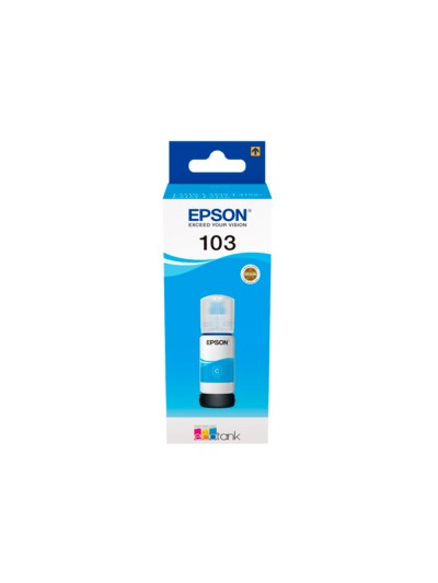 Tinta epson ecotank 103 l3110/3150/3151/5190 cian botella de 65 ml