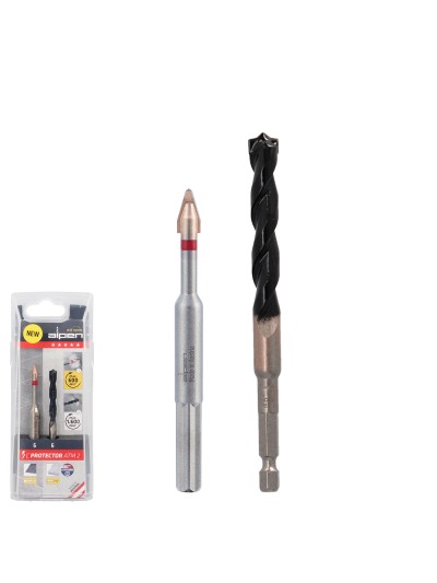 Broca Alpen Materiales Porcelanicos Muy Duros Ø 6 mm. Kit 2 brocas. Sin Refrigeración,