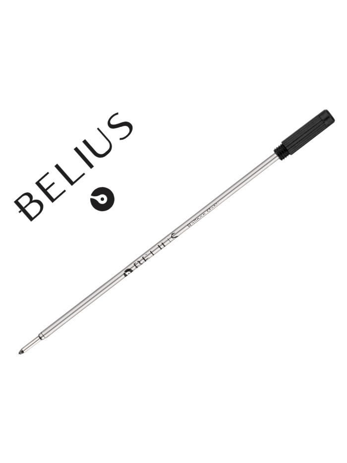 Recambio boligrafo belius con rosca negro caja 3 unidades Recambio boligrafo belius con rosca negro caja 3 unidades