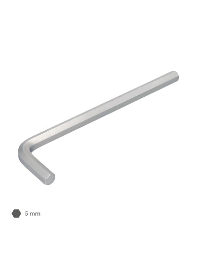 Llave Allen Larga Acero Cromo Vanadio Profesional 5,0 mm. Llave Hexagonal, Llave Allen Taller Mecanica, Llave Allen Bricolaje