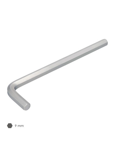 Llave Allen Larga Acero Cromo Vanadio Profesional 9,0 mm. Llave Hexagonal, Llave Allen Taller Mecanica, Llave Allen Bricolaje