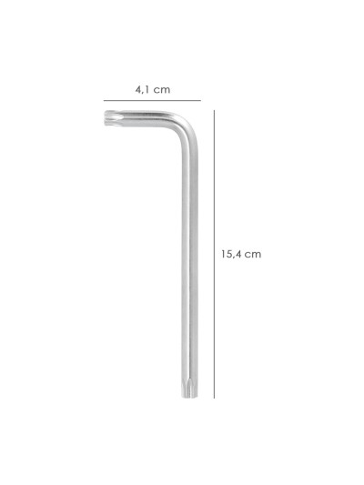Llave Torx Inviolable Larga Acero Cromo Vanadio Profesional T50 mm. Llave Estrella, Llave Allen Estrella