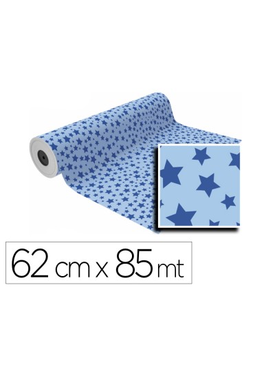 Papel de regalo basika kta1904-g bobina ancho 62 cm longitud 85 m peso 4 kg gramaje 60 gr