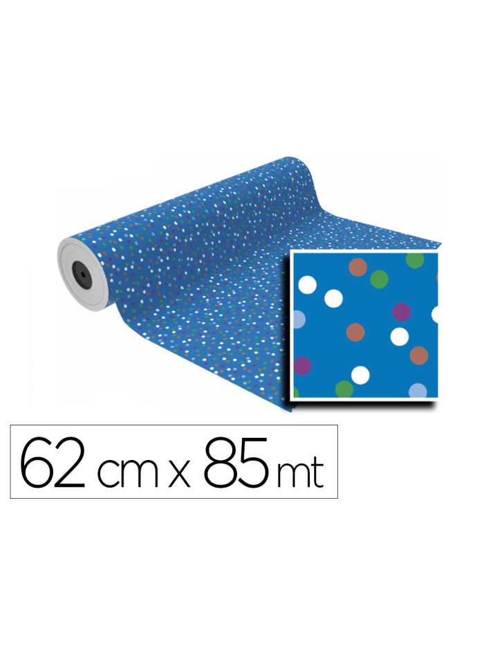 Papel de regalo basika ln2001-h bobina ancho 62 cm longitud 85 m peso 4 kg gramaje 60 gr Papel de regalo basika ln2001-h bobina ancho 62 cm longitud 85 m peso 4 kg gramaje 60 gr