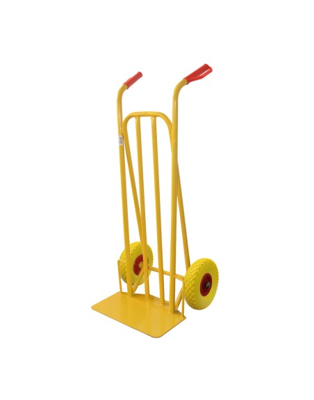 Carretilla Almacen / Sacos  Ruedas Macizas Llantas De Plástico