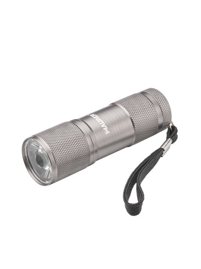Linterna LED De Mano De Aluminio A Pilas(1 AAA) 90 Lumenes 1 Leds Mango Estriado