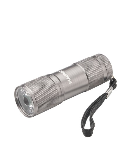 Linterna LED De Mano De Aluminio A Pilas(1 AAA) 90 Lumenes 1 Leds Mango Estriado
