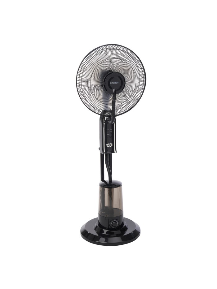 Ventilador Nebulizador, 3 Aspas de Gran Tamaño Ø 40 cm. Motor Cobre 75 Watt. Temporizador, Mando a Distancia Ventilador Con Agua
