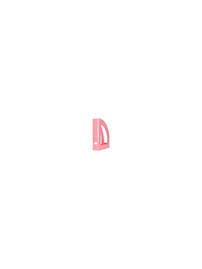 Revistero plastico q-connect color rosa pastel 320x250x80 mm