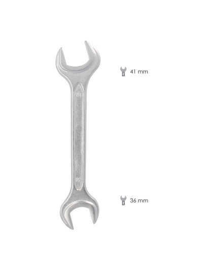 Llave Fija Plus Acero Cromo Vanadio 36x41 DIN 3110. Llave Fija, Llave Fija Doble