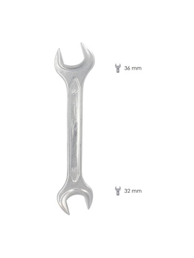 Llave Fija Plus Acero Cromo Vanadio 32x36 DIN 3110. Llave Fija, Llave Fija Doble