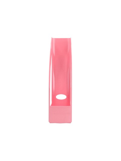 Revistero plastico q-connect color rosa pastel 320x250x80 mm