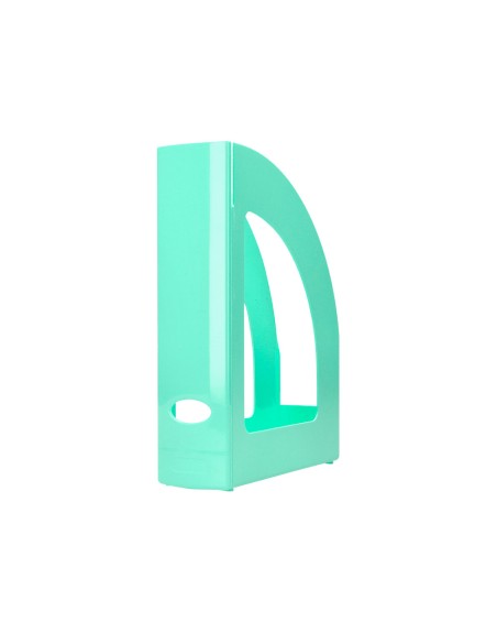 Revistero plastico q-connect color menta 320x250x80 mm