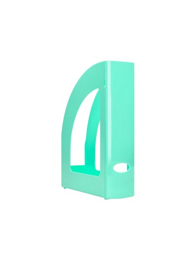 Revistero plastico q-connect color menta 320x250x80 mm