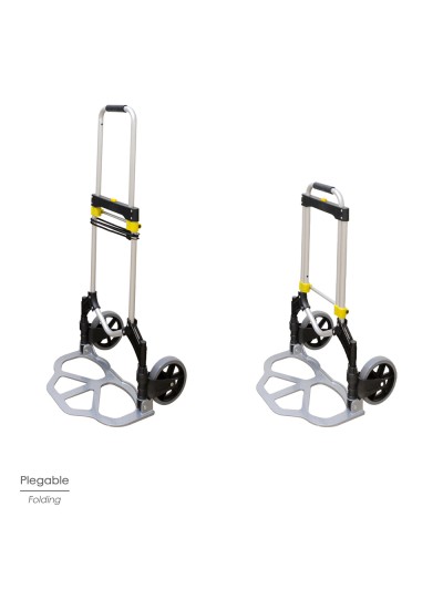 Carretilla Plegable Aluminio Portatil   80 kg.
