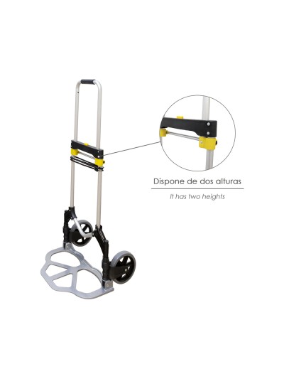Carretilla Plegable Aluminio Portatil   80 kg.