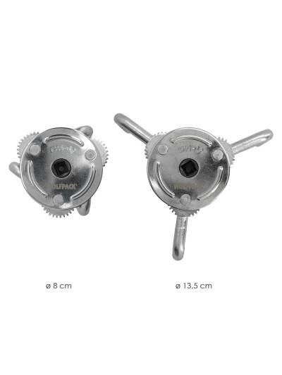 Llave Filtro Aceite Araña Universal Ø 8 A Ø 13,5 cm. llave Filtro 3 Garras, Llave Filtro Universal, Llave Filtro Coche / Moto