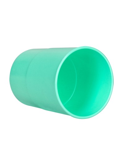 Cubilete portalapices q-connect verde menta pastel opaco plastico diametro 75 mm alto 100 mm