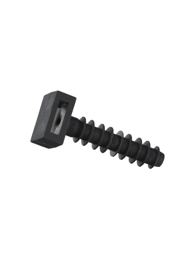 Taco Fijación Brida Nylon Negro 8 mm. (Bolsa 100 Unidades)