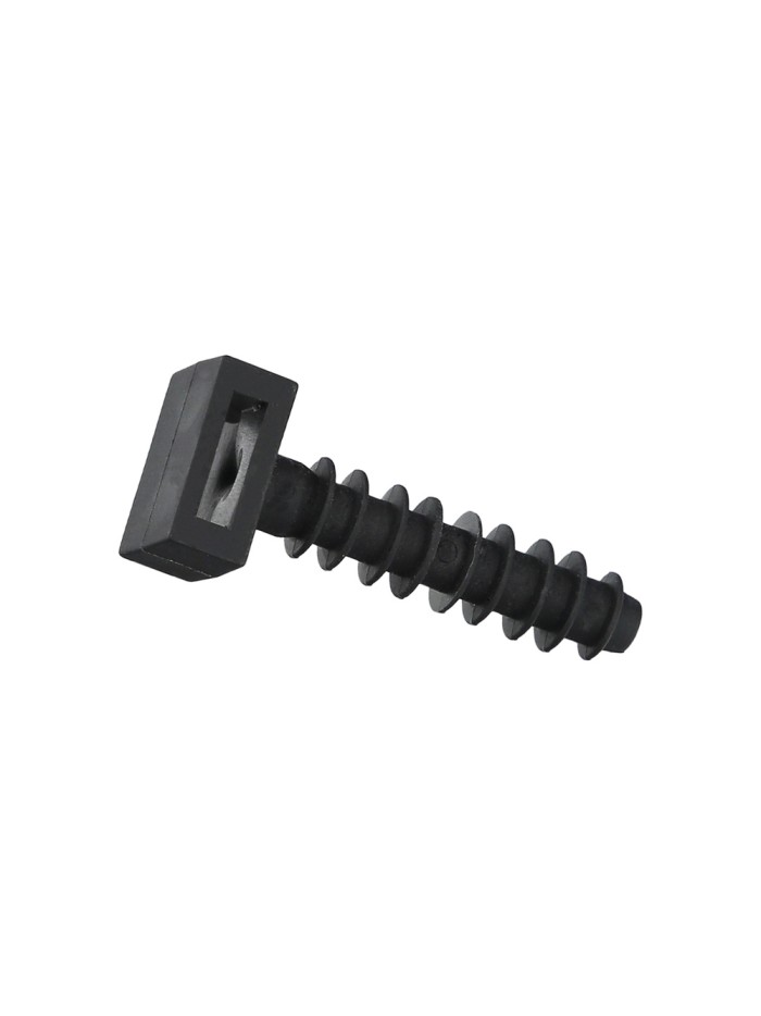 Taco Fijación Brida Nylon Negro 8 mm. (Bolsa 100 Unidades)