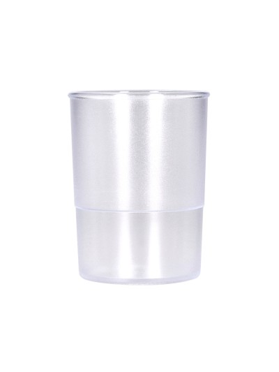 Cubilete portalapices q-connect transparente plastico diametro 75 mm alto 100 mm