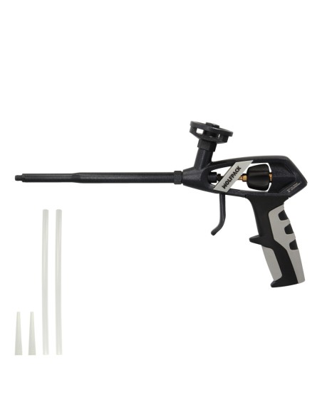 Pistola Para Espuma Poliuretano Recubriemiento Integro PTFE  (Interior y Exterior) Pistola Calafatear, Rellenar, Sellar