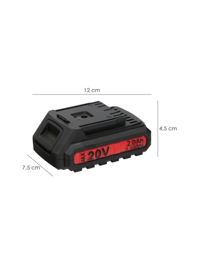 Batería Recambio Wolfpack 20v Li-ion 2ah