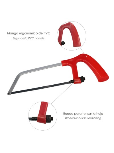 Arco Sierra Mini Con Hoja 145 mm.