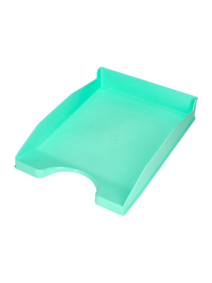 Bandeja sobremesa plastico q-connect verde menta opaco 240x70x340 mm Bandeja sobremesa plastico q-connect verde menta opaco 240x70x340 mm