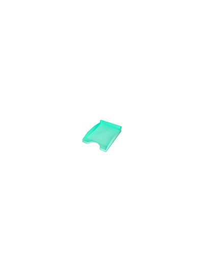 Bandeja sobremesa plastico q-connect verde menta opaco 240x70x340 mm