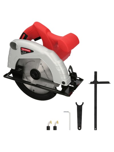 Sierra Circular 1300 Watt. Disco 185 mm. 4.800 RPM Corte a Inglete Con Regulador de Profundidad. Ingletadora, Sierra Madera.